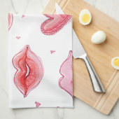 Fijne Valentijnsdag! Theedoek (Quarter Fold)