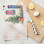 Fijne Valentijnsdag! Theedoek (Quarter Fold)