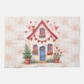 Fijne Valentijnsdag! Theedoek (Horizontaal)