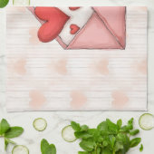 Fijne Valentijnsdag! Theedoek (Gevouwen)