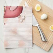 Fijne Valentijnsdag! Theedoek (Quarter Fold)