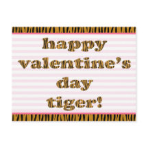Fijne Valentijnsdag tijger! Stripes en tijger afdr