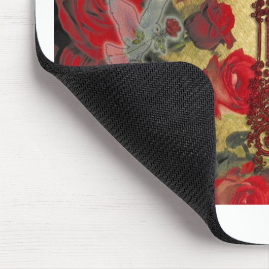 Fijne Valentijnsdag Tunes in mijn hart Muismat (Hoek)