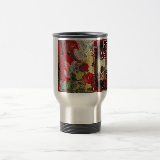 Fijne Valentijnsdag Tunes in mijn hart Reisbeker (Center)