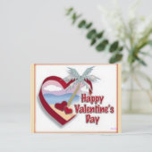 Fijne Valentijnsdag uit Florida Feestdagenkaart (Staand voorkant)