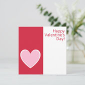 Fijne Valentijnsdag! Vakantie Groet Kaart (Staand voorkant)