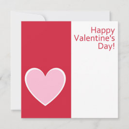 Fijne Valentijnsdag! Vakantie Groet Kaart