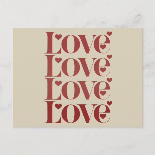 Fijne Valentijnsdag Valentijn Koppel Briefkaart (Voorkant)