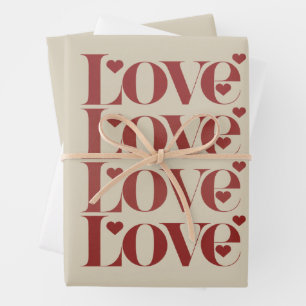 Fijne Valentijnsdag Valentijn Koppel  Inpakpapier Vel