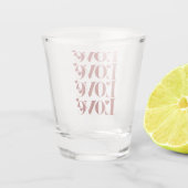 Fijne Valentijnsdag Valentijn Koppel Shot Glas (Achterkant)