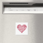 Fijne Valentijnsdag Valentijn Liefde Hart Magneet (Insitu (Vaatwasser))