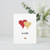 Fijne Valentijnsdag - Valentijnsdag voor overvalle Feestdagenkaart (Staand voorkant)