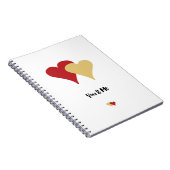 Fijne Valentijnsdag - Valentijnsdag voor overvalle Notitieboek (Rechterzijde)