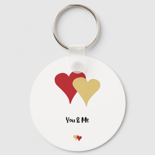 Fijne Valentijnsdag - Valentijnsdag voor overvalle Sleutelhanger (Voorkant)