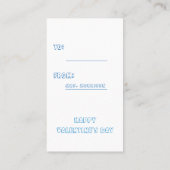 Fijne Valentijnsdag van de leerling Visitekaartje (Achterkant)