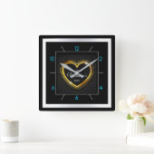 Fijne Valentijnsdag! Vierkante Klok (Huis)