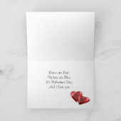 Fijne Valentijnsdag voor je vrouw Feestdagen Kaart (Binnen)