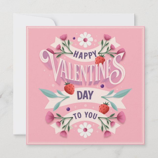 Fijne Valentijnsdag voor jou (Voorkant)