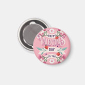 Fijne Valentijnsdag voor jou Magneet (Voorkant / Achterkant)