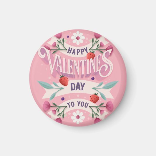 Fijne Valentijnsdag voor jou Magneet (Voorkant)