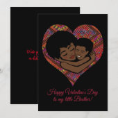 Fijne Valentijnsdag voor mijn kleine broer (Voorkant / Achterkant)