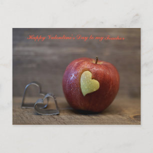 Fijne Valentijnsdag voor mijn leraar Feestdagenkaart