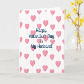 Fijne Valentijnsdag voor mijn man Kaart (Gele Bloem)