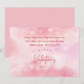 Fijne Valentijnsdag voor mijn tante Feestdagenkaart (Voorkant / Achterkant)