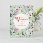 Fijne Valentijnsdag voor mijn tante Feestdagenkaart (Staand voorkant)