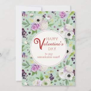 Fijne Valentijnsdag voor mijn tante Feestdagenkaart