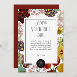 Fijne Valentijnsdag voor mijn tante Feestdagenkaart