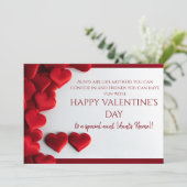 Fijne Valentijnsdag voor mijn tante Feestdagenkaart (Staand voorkant)