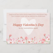 Fijne Valentijnsdag voor mijn tante Feestdagenkaart (Voorkant)