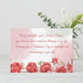 Fijne Valentijnsdag voor mijn tante Feestdagenkaart (Staand voorkant)