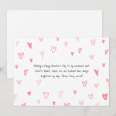 Fijne Valentijnsdag voor mijn tante Feestdagenkaart (Voorkant / Achterkant)