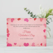 Fijne Valentijnsdag voor mijn tante Feestdagenkaart (Staand voorkant)