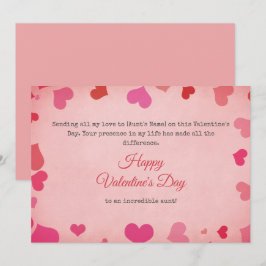 Fijne Valentijnsdag voor mijn tante Feestdagenkaart