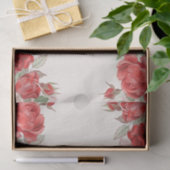 Fijne Valentijnsdag Waterverf Red Roses Tissuepapier (Geschenk)