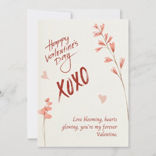 Fijne Valentijnsdag, wenskaart Feestdagenkaart (Voorkant)