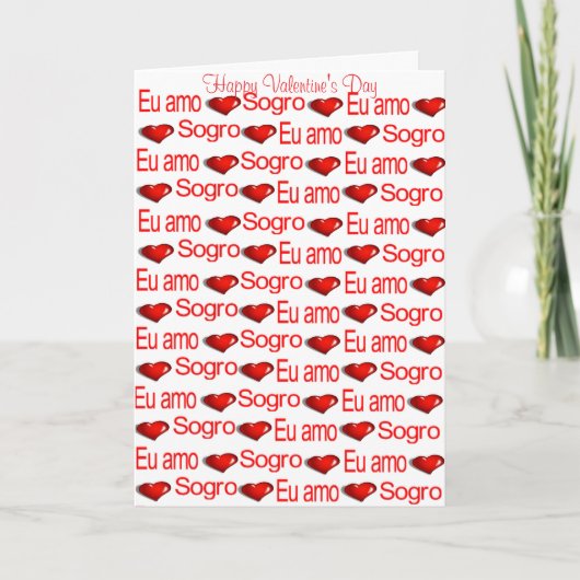 Fijne Valentijnsdag Wenskaart Sogro Heart Feestdagen Kaart (Voorkant)