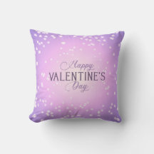 Fijne Valentijnsdag Witte Harten Paars