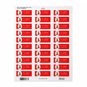 Fijne Valentijnsdag word Mine Irish Setter (rood 1 Etiket (Full Sheet)