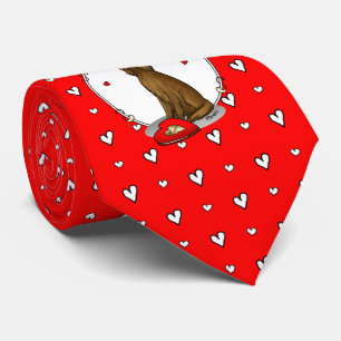 Fijne Valentijnsdag word Mine Irish Setter (rood 1 Stropdas