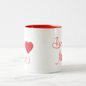 Fijne Valentijnsdag word Mine Love Red Hearts Mok (Center)