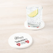 Fijne valentijnsdag zandsteen onderzetter (Zijkant)