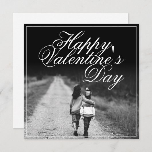 Fijne Valentijnsdag - zij aan zij (Voorkant / Achterkant)