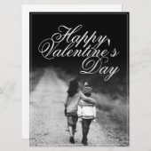 Fijne Valentijnsdag - zij aan zij (Voorkant / Achterkant)