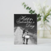 Fijne Valentijnsdag - zij aan zij Briefkaart (Staand voorkant)