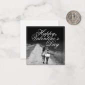 Fijne Valentijnsdag - zij aan zij Notitiekaartje (Voorkant / Achterkant in situ)