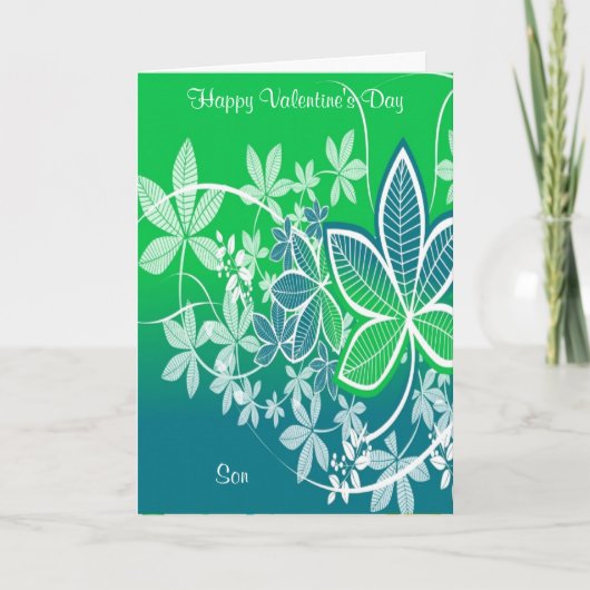 Fijne Valentijnsdag zoon Feestdagen Kaart (Voorkant)